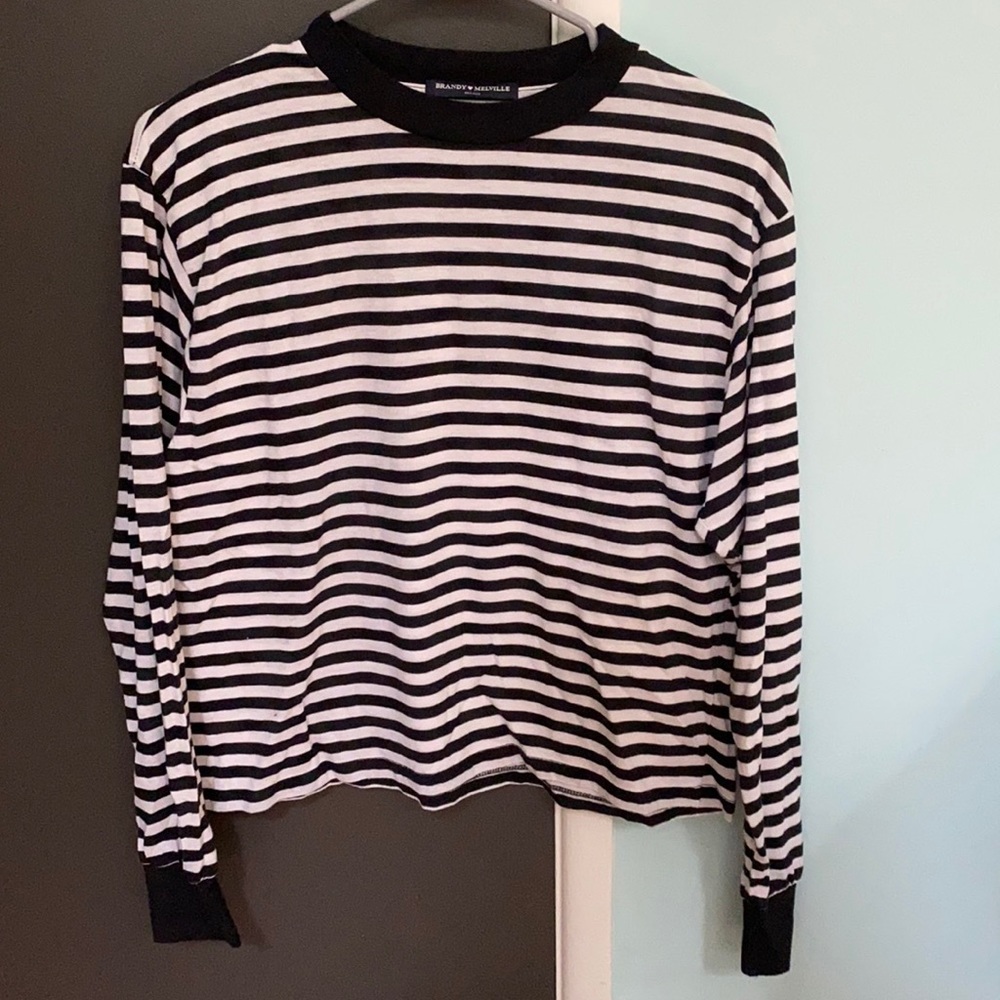 Brandy Melville striped long sleeve OS